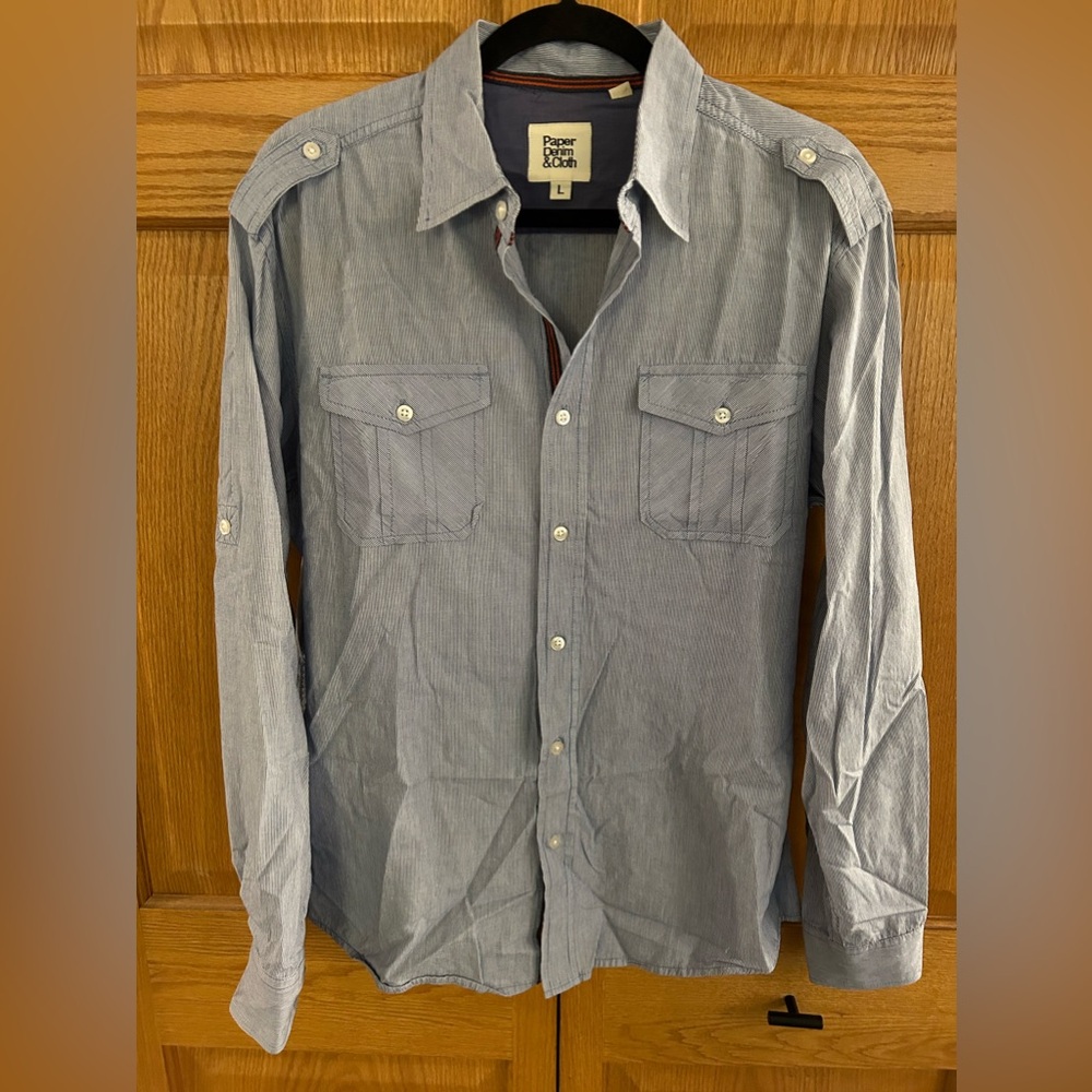 Men’s button down shirt